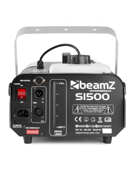 beamZ S1500 Máquina de humo DMX con control de temporizador 160492 - 5