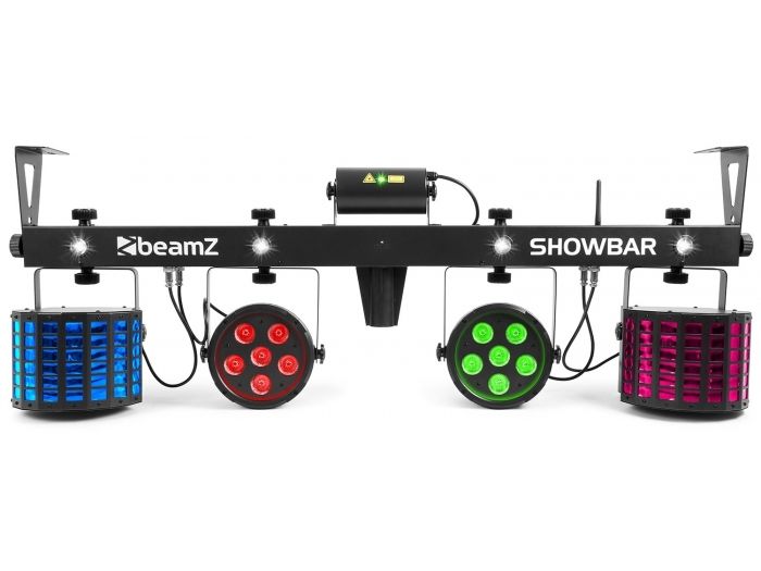 beamZ SHOWBAR con 2x Foco PAR, 2x Butterfly y Laser R/G DMX IRC 153800 - 3