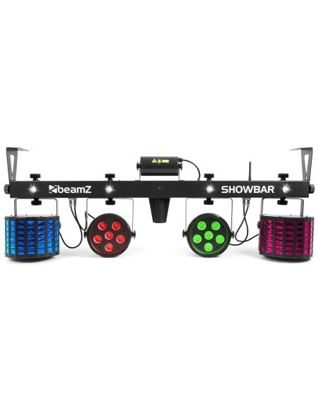 beamZ SHOWBAR con 2x Foco PAR, 2x Butterfly y Laser R/G DMX IRC 153800 - 3