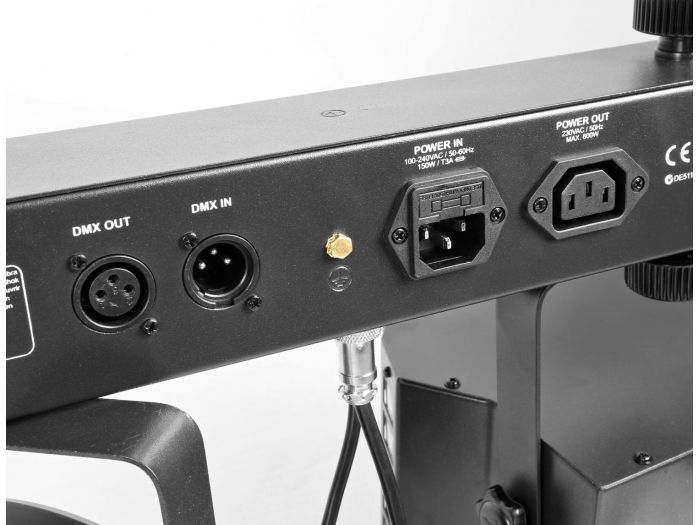 beamZ SHOWBAR con 2x Foco PAR, 2x Butterfly y Laser R/G DMX IRC 153800 - 7