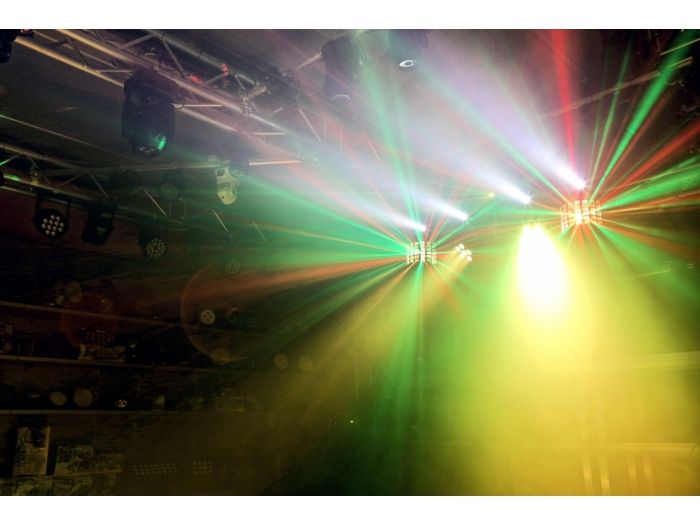 beamZ SHOWBAR con 2x Foco PAR, 2x Butterfly y Laser R/G DMX IRC 153800 - 10