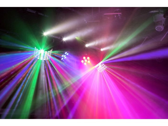 beamZ SHOWBAR con 2x Foco PAR, 2x Butterfly y Laser R/G DMX IRC 153800 - 11