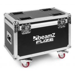 Beamz FCFZ4 Flightcase para 4pcs cabezas moviles Serie Fuze 