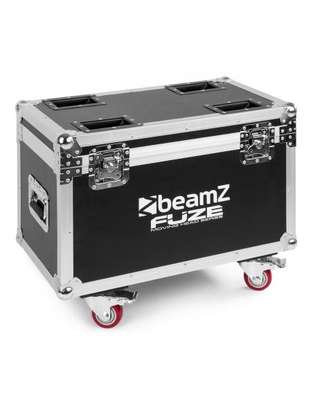 Beamz FCFZ4 Flightcase para 4pcs cabezas moviles Serie Fuze 