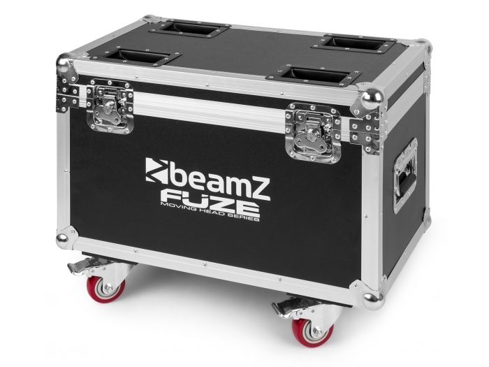 Beamz FCFZ4 Flightcase para 4pcs cabezas moviles Serie Fuze 