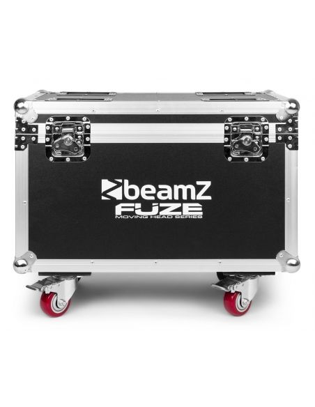 Beamz FCFZ4 Flightcase para 4pcs cabezas moviles Serie Fuze 