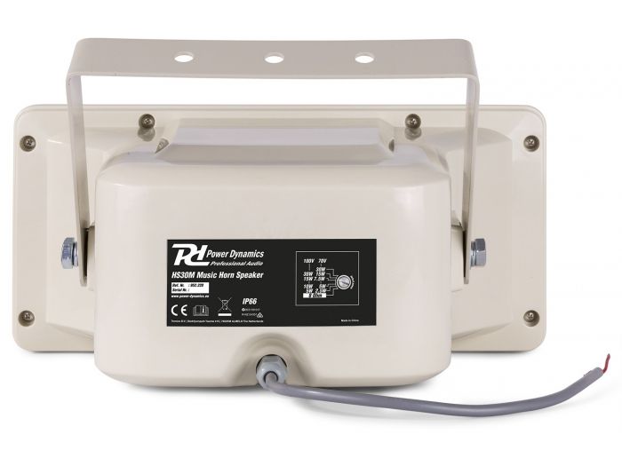 Power Dynamics HS30M Music Horn Speaker 30W 100V | Mas Que Sonido