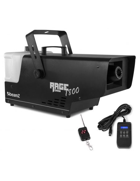 Beamz Rage 1800 Maquina de nieve con temporizador 