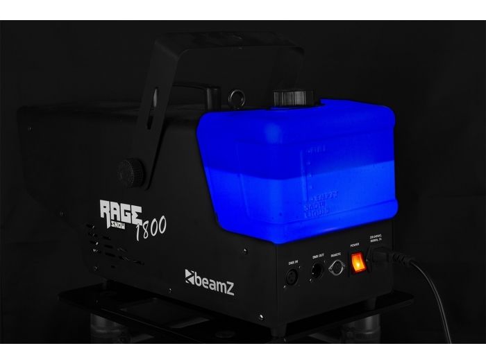 Beamz Rage 1800 Maquina de nieve con temporizador 