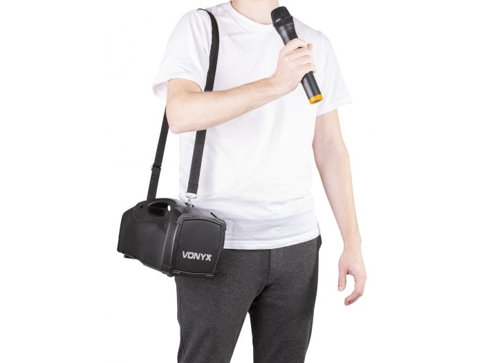 Vonyx ST014 Megafono con micro inalambrico y bateria UHF 178866
