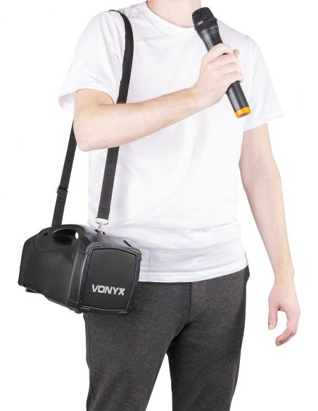 Vonyx ST014 Megafono con micro inalambrico y bateria UHF 178866