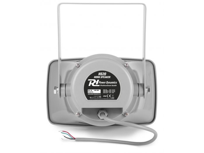 Power Dynamics HS20 Altavoz exponencial Bocina 20W 100V - IPX6 952200