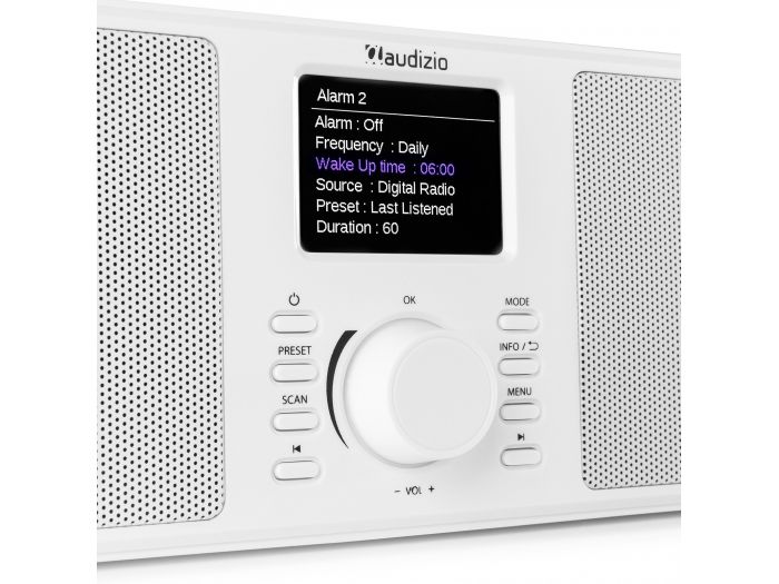 Audizio Monza DAB+ Radio estéreo Blanca 102422 - 6
