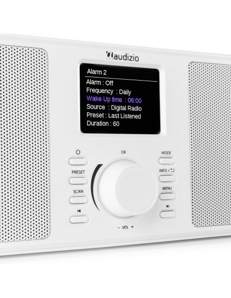 Audizio Monza DAB+ Radio estéreo Blanca 102422 - 6