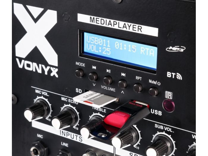 Vonyx VX800BT 2.1 Set altavoces ativos 170102 - 8