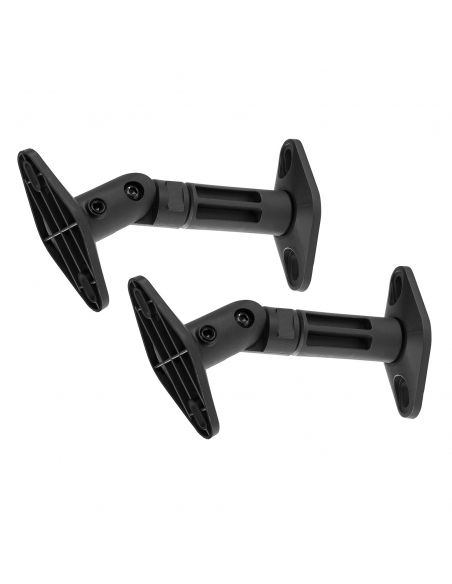 Audizio HTS20 Soporte de pared para altavoz, negro, juego de 2 129216 - 1