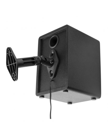 Audizio HTS20 Soporte de pared para altavoz, negro, juego de 2 129216 - 9