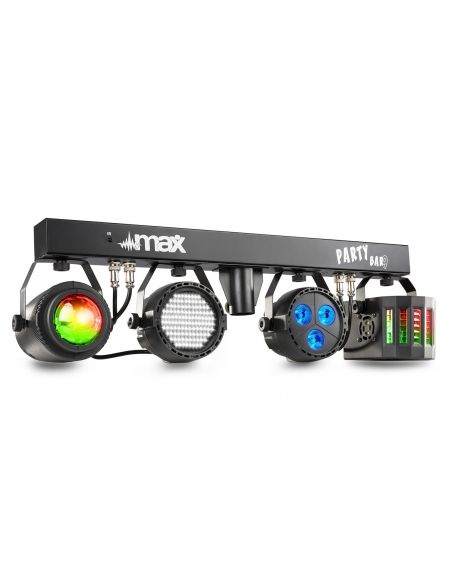 Max PartyBar09 Kit Jelly Moon, Derby, Foco Par y Strobo 153006 - 1