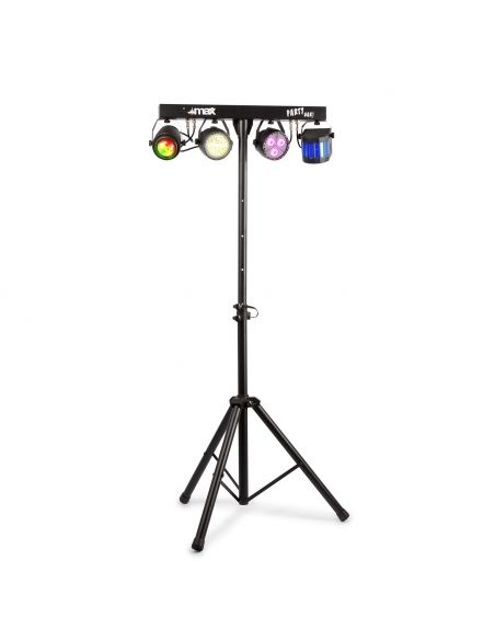 Max PartyBar09 Kit Jelly Moon, Derby, Foco Par y Strobo 153006 - 2