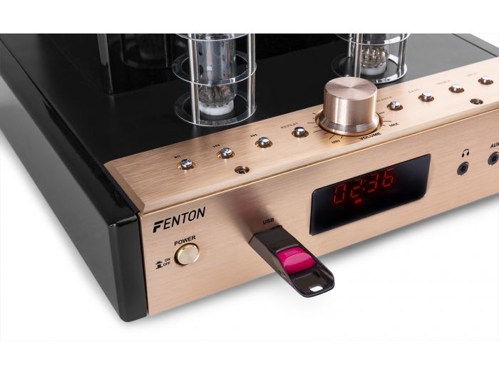 Fenton TA80S Amplificador estéreo Hybrid Tube + Altavoces 103324 - 8