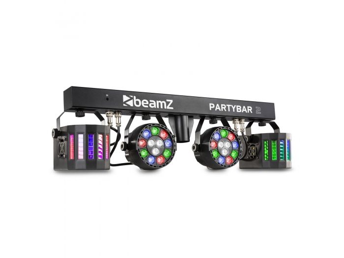 beamZ PartyBar2 con 2x PAR + 2x Derby 153238 - 1