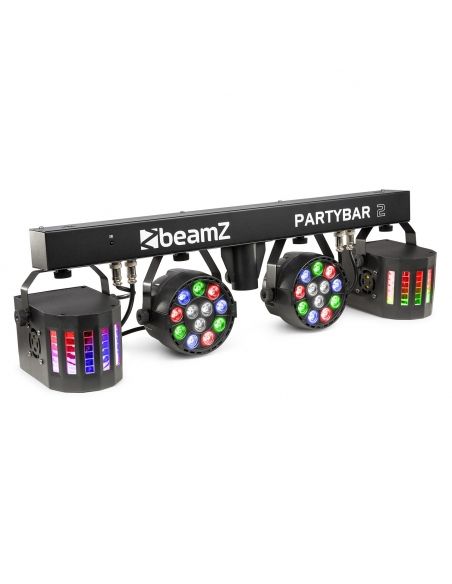 beamZ PartyBar2 con 2x PAR + 2x Derby 153238 - 6