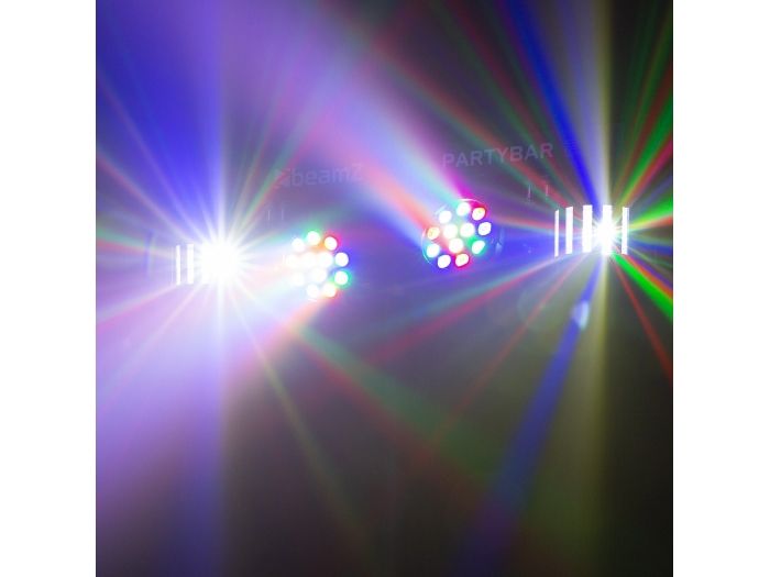 beamZ PartyBar2 con 2x PAR + 2x Derby 153238 - 9