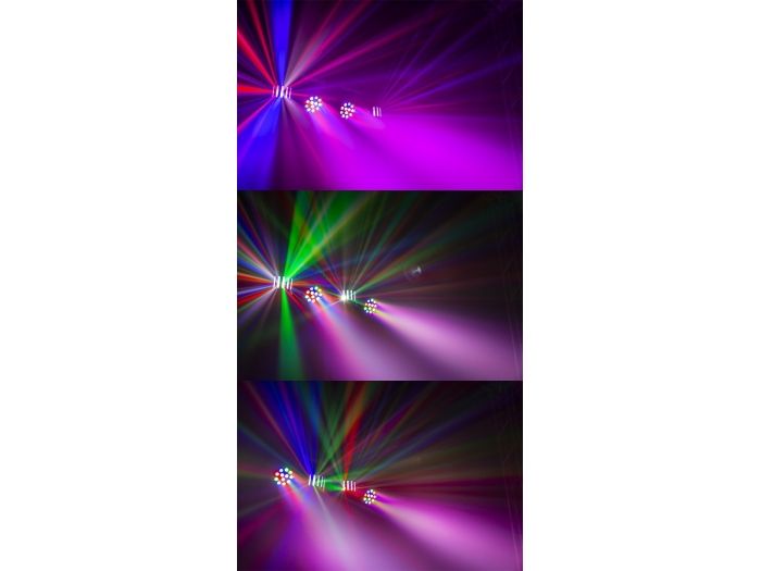 beamZ PartyBar2 con 2x PAR + 2x Derby 153238 - 10