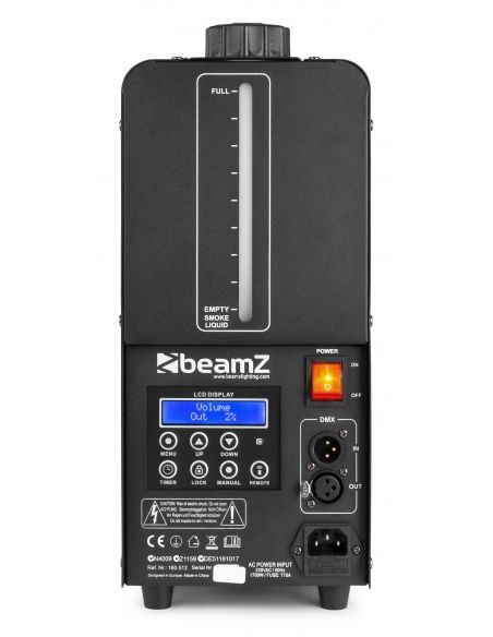 Beamz H2000 Faze Maquina de niebla con DMX 