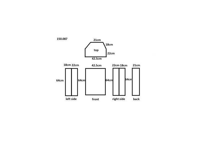 Vonyx SC15 Cobertor para bafle General 15" 150087 - 2