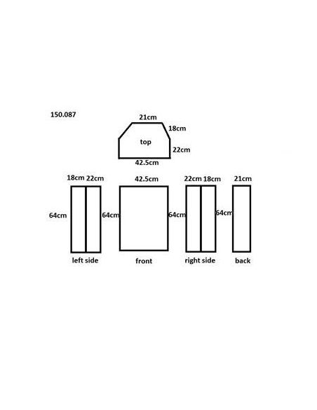 Vonyx SC15 Cobertor para bafle General 15" 150087 - 2