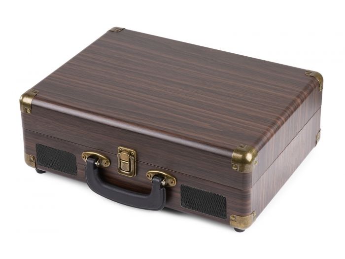 Fenton RP115B Maleta reproductor giradiscos con BT Dark Wood 102110