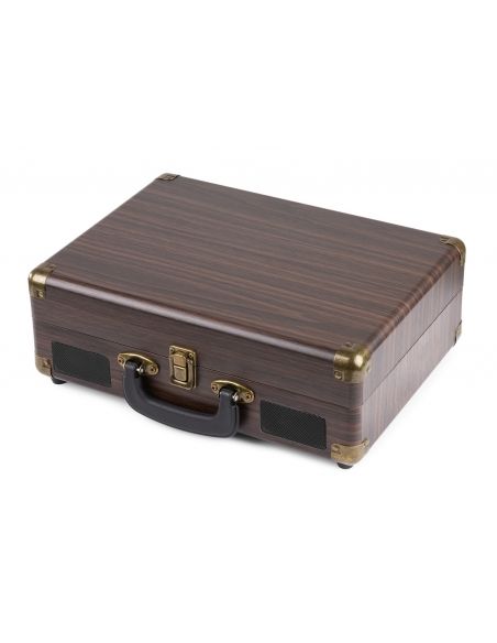 Fenton RP115B Maleta reproductor giradiscos con BT Dark Wood 102110