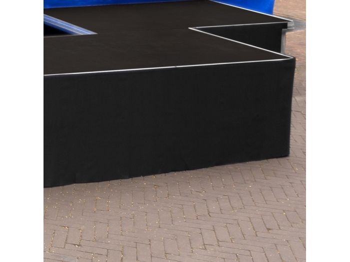 Power Dynamics SKIRT-S40 Fald¢n de escenario Polyester recto 6m x 40cm