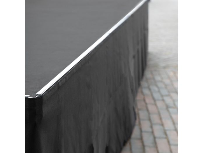 Power Dynamics SKIRT-S40 Fald¢n de escenario Polyester recto 6m x 40cm