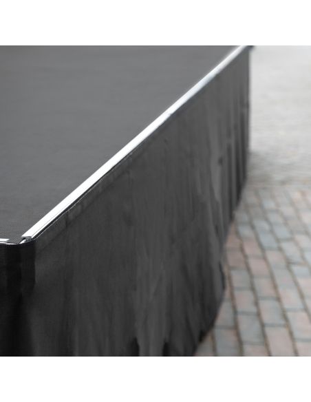 Power Dynamics SKIRT-S40 Fald¢n de escenario Polyester recto 6m x 40cm