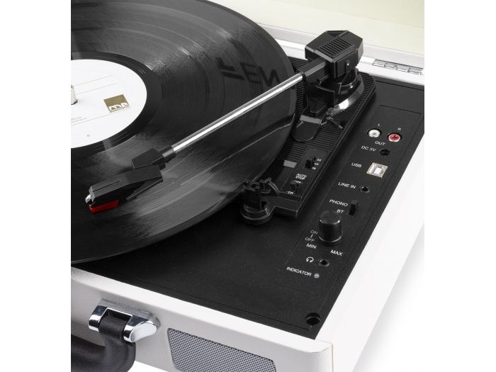 Fenton RP115D Maleta reproductor giradiscos con BT 