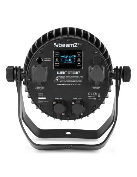 beamZ Pro WBP912IP Foco PAR LED Aluminio IP65 con batería 6en1 150782 - 4