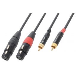 PD-Connex CX68-3 2x Hembra XLR - 2x Macho RCA 3m 176693 - 1
