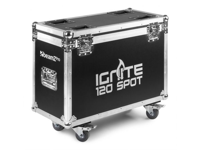 beamZ Pro IGNITE120 Set 2 pcs Cabeza Movil Spot 120W LED en Flightcase 150424 - 3