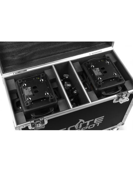 beamZ Pro IGNITE120 Set 2 pcs Cabeza Movil Spot 120W LED en Flightcase 150424 - 6