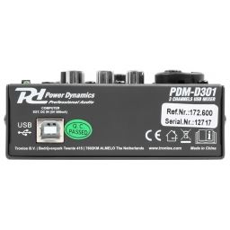 Power Dynamics PDM-D301 mezclador 3 canales USB y Tarjeta de sonido | Mas Que Sonido 2