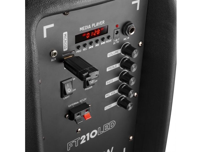 Fenton FT210LED Sistema portátil de sonido 2x 10" 170022 - 6