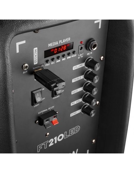 Fenton FT210LED Sistema portátil de sonido 2x 10" 170022 - 6