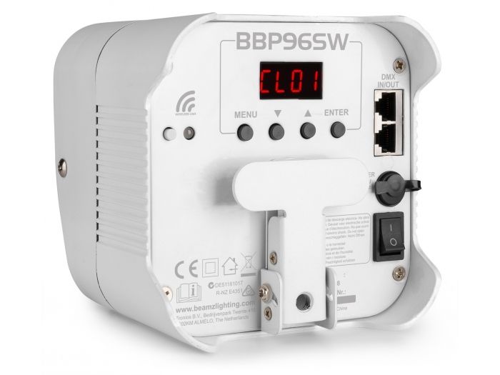 Beamz BBP96SW Foco PAR con bateria 6x 12W WDMX 