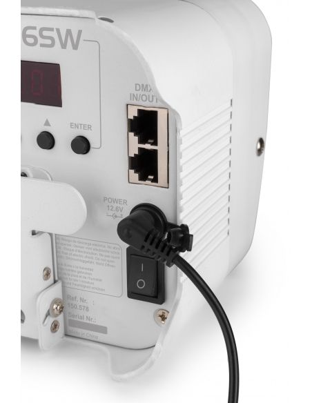 Beamz BBP96SW Foco PAR con bateria 6x 12W WDMX 