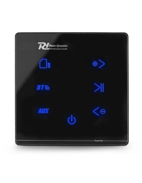 Power Dynamics Powerline A100B Amplificador empotrable BT Negro 952452 - 1