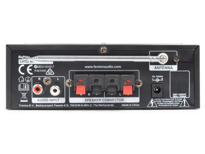 Fenton AV380BT Kit de Amplificador con bafles USB/SD/BT 