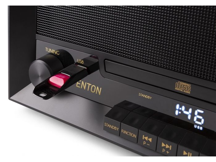 FENTON RP135W REPRODUCTOR COMBI DE LOS 60\'S MADERA