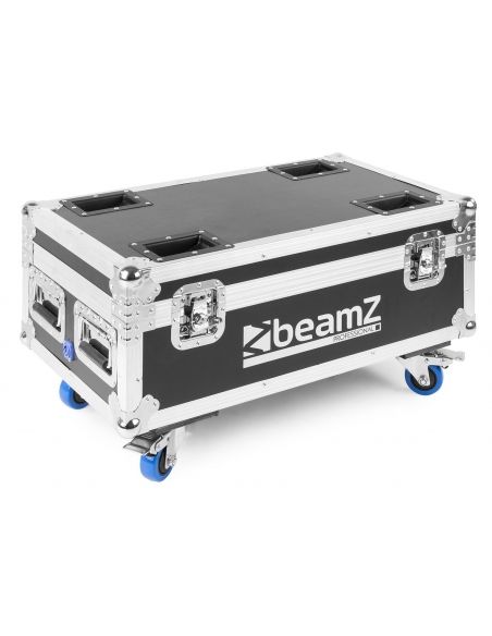 Beamz FCC66 Flightcase para 6x BBP66 focos con cargador 